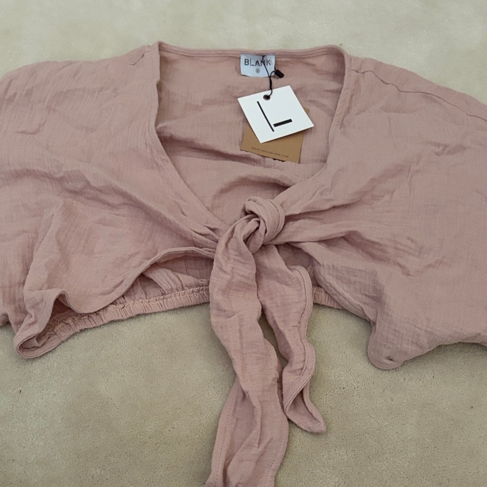 Blank NYC Blush Pink Top